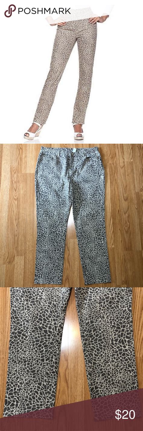 Dg2 Sz 16 animal giraffe print pants tapered leg | Printed pants, Pants for women, Pants