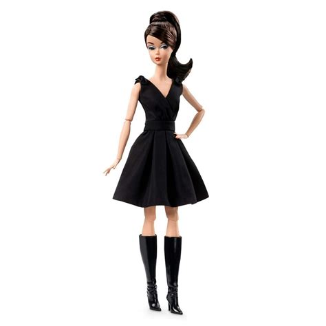 Barbie Collector Fashion Model Doll with Classic Black Dress - Walmart ...