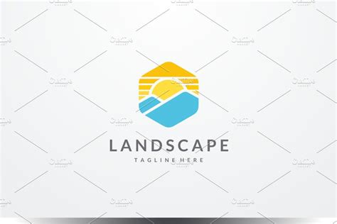 Landscape Logo | Branding & Logo Templates ~ Creative Market