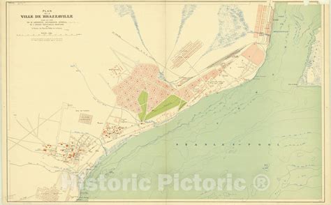 Plan de la ville de Brazzaville / dresse par ordre de M. Antonetti ...