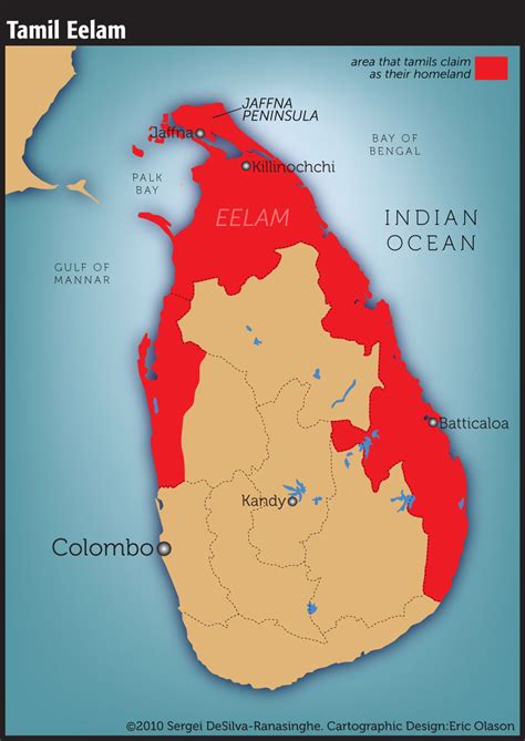 Eric Olason - Mapmaker - Cartographic Artist - Sri Lanka Civil War Maps