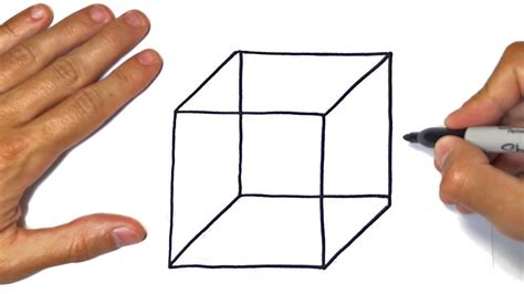 How to draw a Cube Step by Step | Drawings Tutorials - YouTube