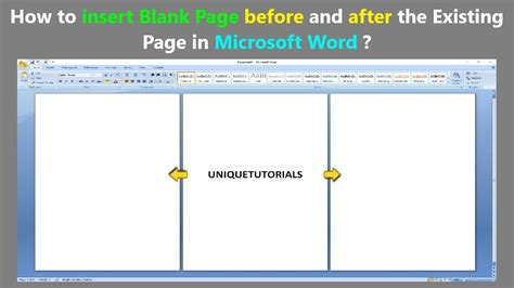 Blank Page, Microsoft Word, Ads