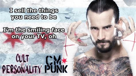 CM Punk Theme - Cult Of Personality (lyrics) - YouTube