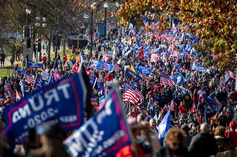 Pro-Trump Protesters Rally In D.C. Around False Election Claims