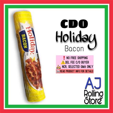 CDO Holiday Bacon 200 Grams | Shopee Philippines