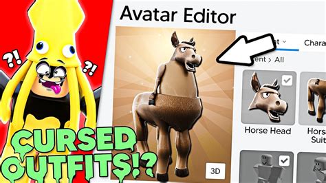 CURSED OUTFITS in Roblox - YouTube