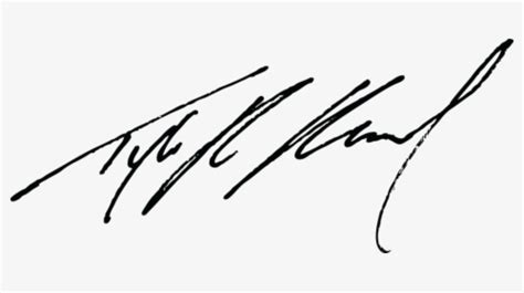 Donald Trump Signature Png, Transparent Png - kindpng