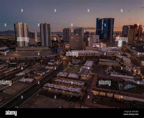 Panoramic aerial view of the Las Vegas Strip Stock Photo - Alamy