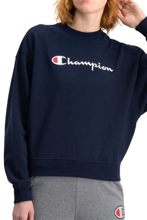 Champion Women's Crewneck Sweatshirt 112640 BS538 NVB Navy