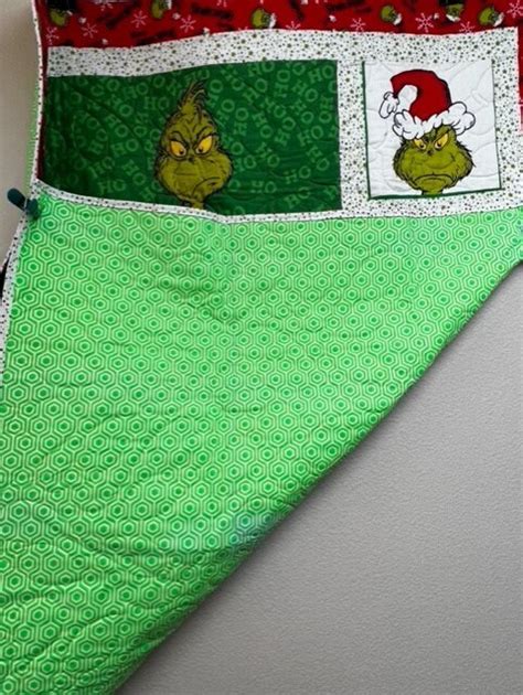 Grinch Quilt wall Hanging or Lap Quilt/toddler Bed - Etsy