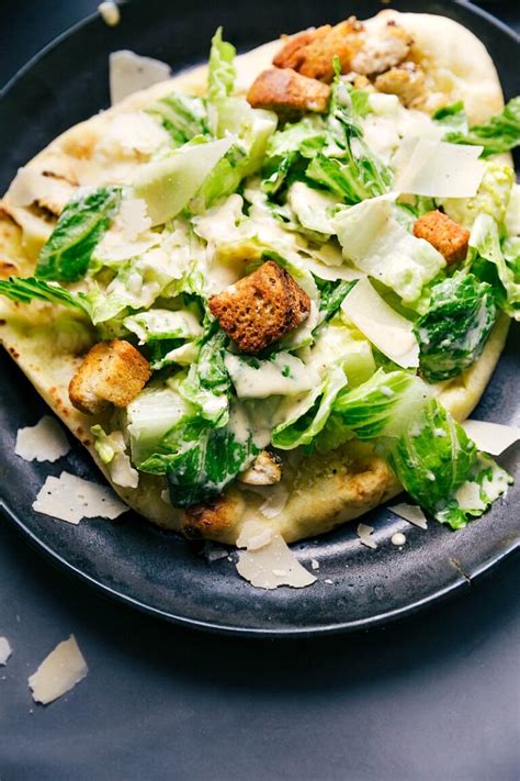 Caesar Salad Pizza (in 30 minutes!) - Chelsea's Messy Apron