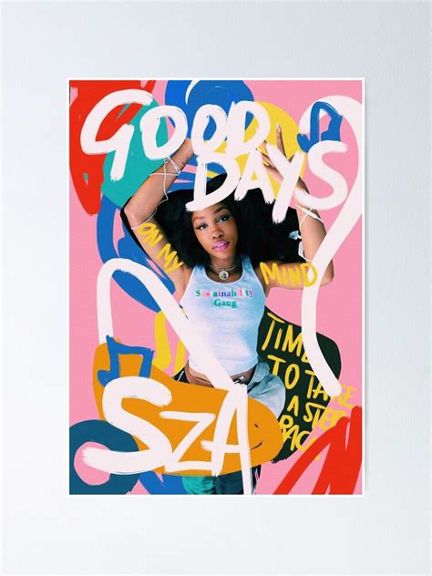 "SZA's Good Days" Poster for Sale by TisoBoiteto | Redbubble