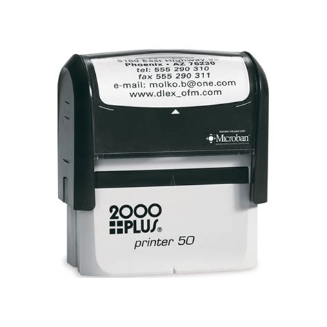 Extra Large Self Inking Rubber Office Stamps