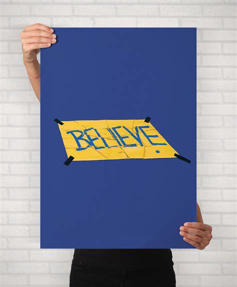 Ted Lasso Believe Sign Poster | All Home Prints | FREE UK DELIVERY OVER £40 – allhomeprints