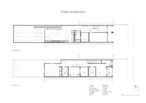 minimalist home design floor plan, South Yarra Townhouse Winter Architecture, Melbourne ...