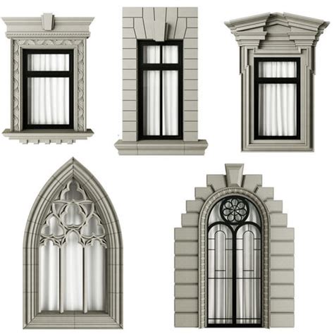 Classic frame window 3D model | CGTrader