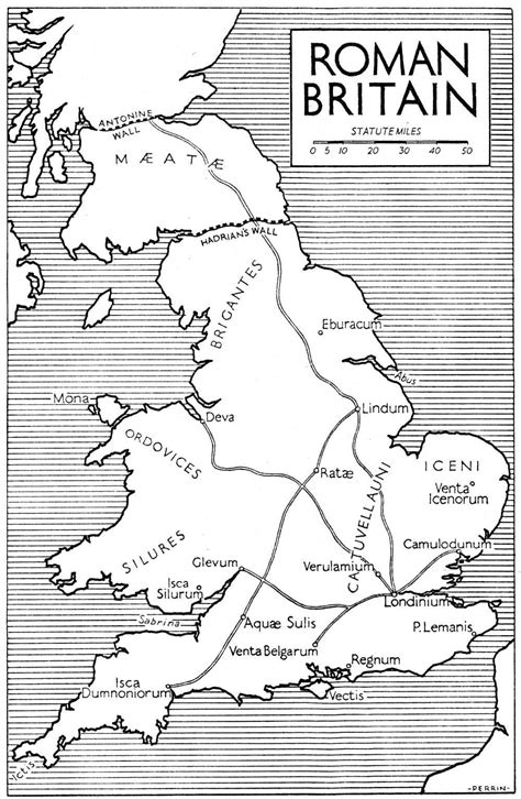 Map of Roman Britain | Roman Britain | Pinterest | Roman britain ...