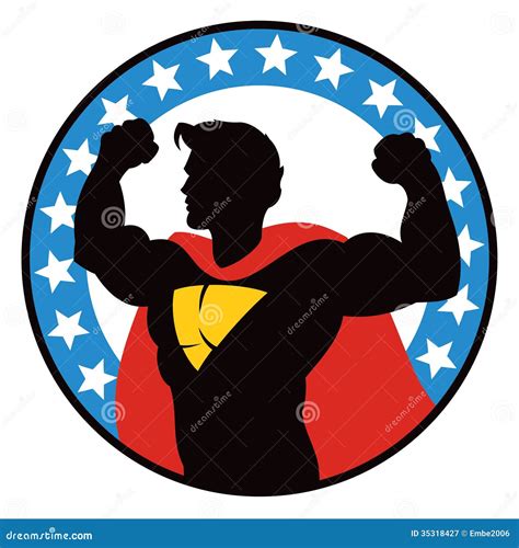 Superhero Logo Cartoon Vector | CartoonDealer.com #35318427