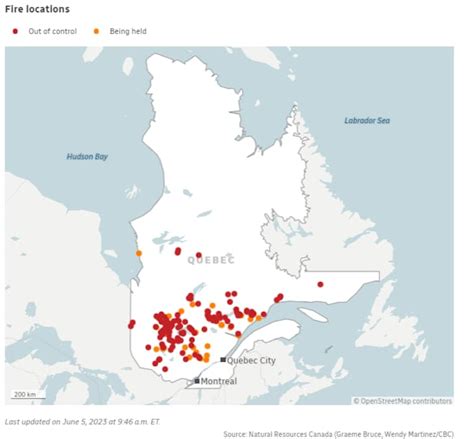 Quebec forest fires - TuesdayArron