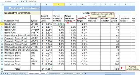 Portfolio Rebalancing Spreadsheet with Portfolio Rebalancing Sample ...