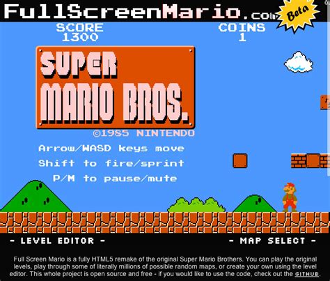 Super Mario Bros. online you say....