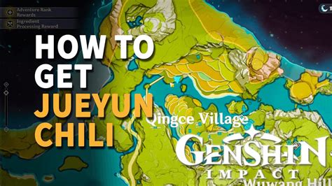 Jueyun Chili Genshin Impact Map