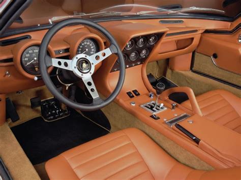 Car Interiors | Lamborghini miura, Car interior, Lamborghini