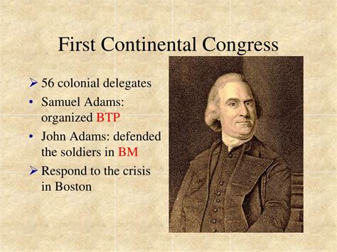 PPT - First Continental Congress PowerPoint Presentation, free download ...