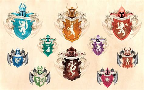 Game of Thrones Houses Symbols - Wallpaper, High Definition, High Quality, Widescreen