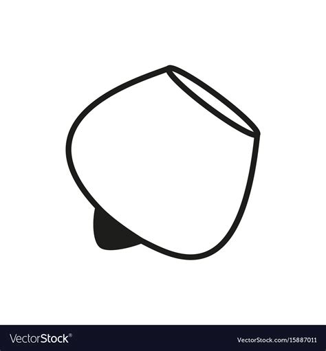 Glass goblets in simple monochrome style Vector Image