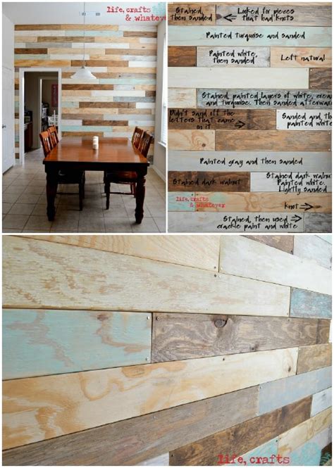 15 Creatively Genius DIY Wood Walls - DIY & Crafts