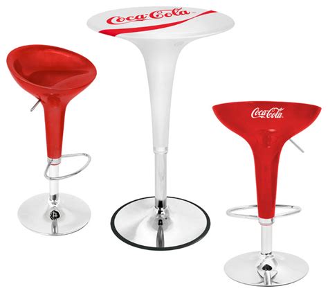 Coca-Cola® Gelato Bar Table and Scooper Bar Stool