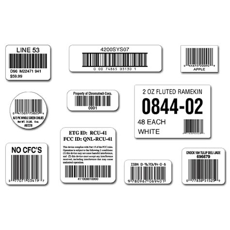 Plain Printed Bar Code Label, for Industrial, Gsm: 80 To 10gsm at best price in Indore