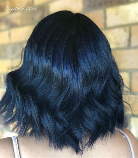 Everlong Hair on Instagram: “Navy Blue Feels! 💙🖤 Completely obsessed with this colour, absolute ...