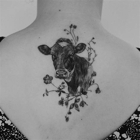 73+ Cow Tattoo Ideas That Are Seen Not Herd | Tattoozz | Cow tattoo ...