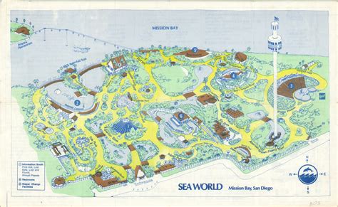 Sea World Mission Bay, San Diego | Curtis Wright Maps