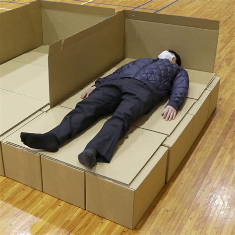 Cardboard bed one of cheapest on Japanese market - Japan Today