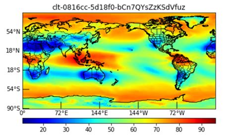 Average Cloud Cover Map