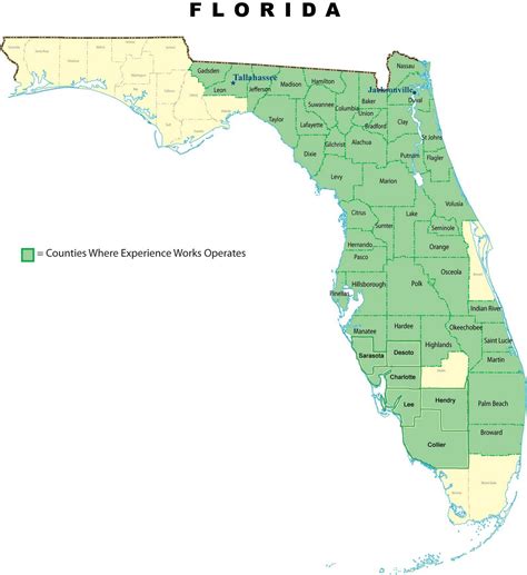 Florida County Map City | County Map Regional City