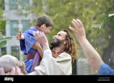 The crucifixion and resurrection ‘Son of God’ - The Passion of Jesus Stock Photo - Alamy