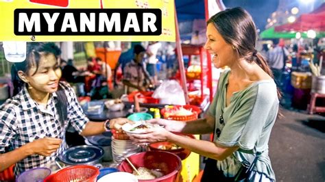 MYANMAR STREET FOOD TOUR in Yangon - Delicious Shan Noodles