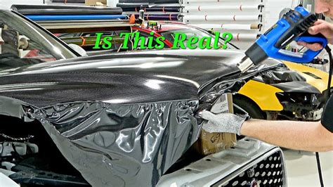 Most Realistic Carbon Fiber Wrap I've Seen! - YouTube