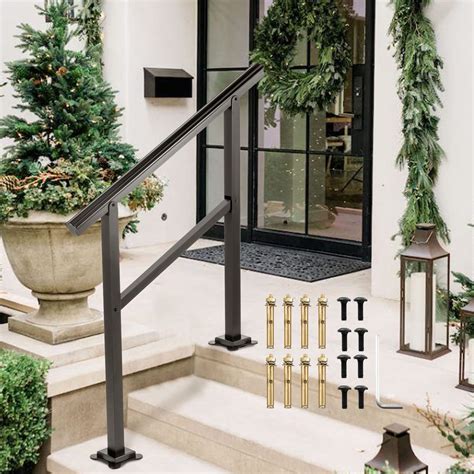 Buy VEVOR 200LBS Load Aluminum 36 x 35 Outdoor Stair Railing ...