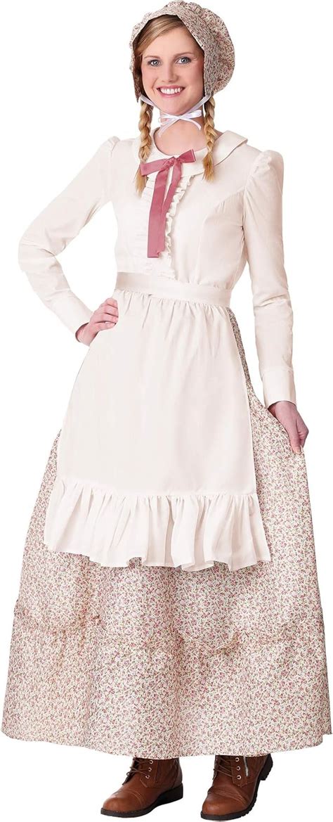 Pioneer Woman Costume Prairie Pioneer Dress Plus Size : Amazon.ca: Clothing, Shoes & Accessories