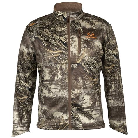 Realtree - Realtree Men's Camo Techshell Hunting Jacket - Walmart.com ...