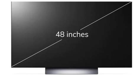 48 Inch TV Dimensions