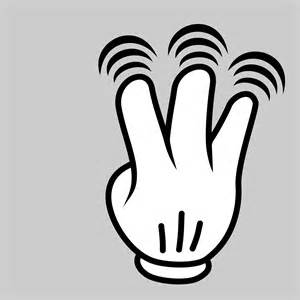 clipart 3 fingers - Clipground