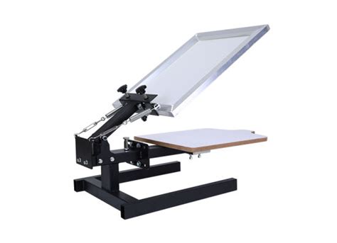 China Manual 1 Color 1 Station Silk Screen Printing Machine 1-1 Press DIY T-Shirt Printing ...