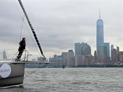 Teen climate activist Greta Thunberg arrives in New York for UN summit on sailboat - ABC News